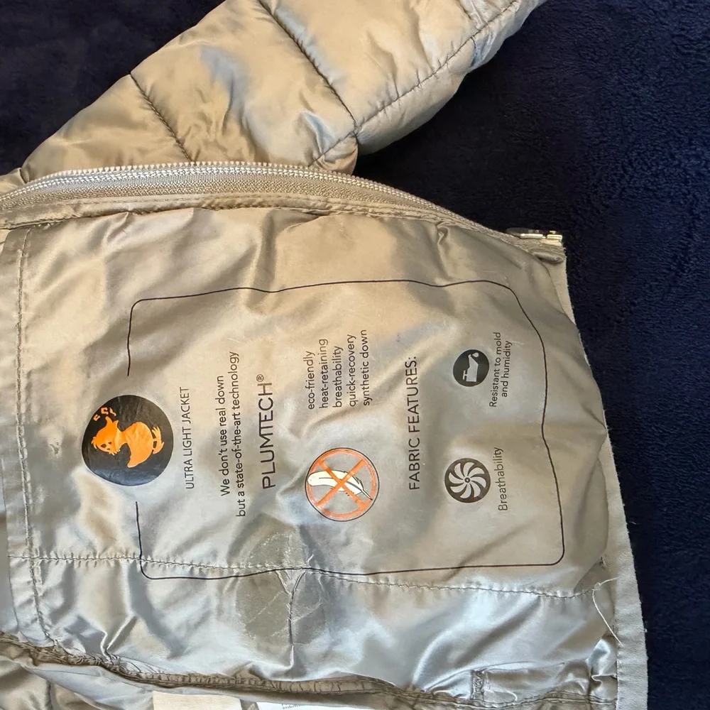 SAVE THE DUCK Silver Kids Puffer Jacket